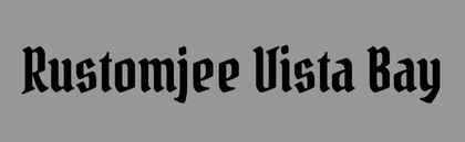 Rustomjee Vista Bay Logo